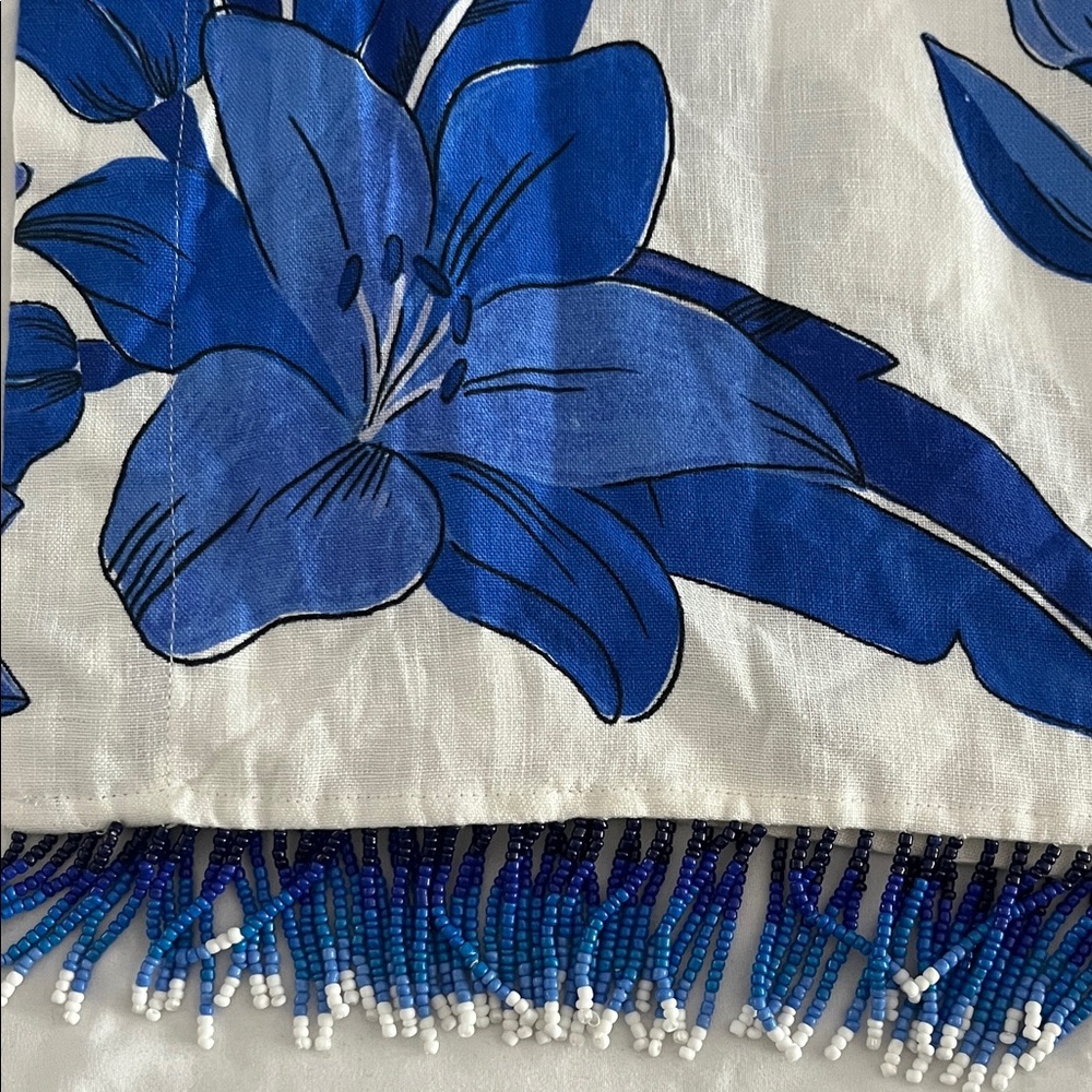 FARM Rio Blue and White Maxi Dress - new with tags - Picture 3 of 9